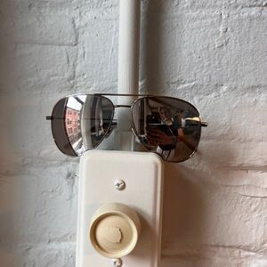 Saint Laurent Mirrored Silver Sunglasses